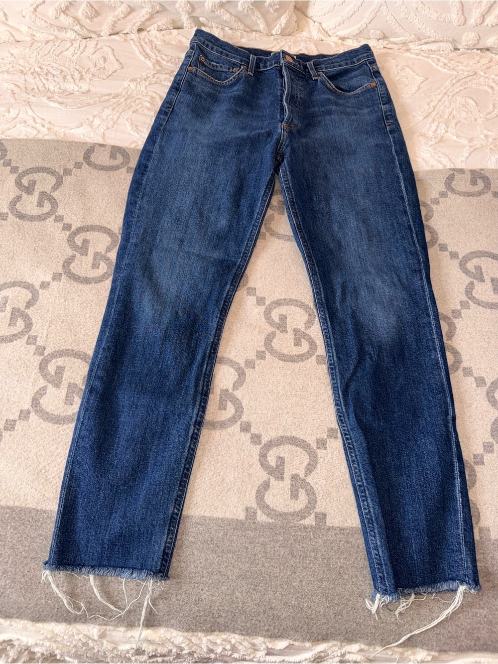 Agolde Nico Jean, dark denim, 27